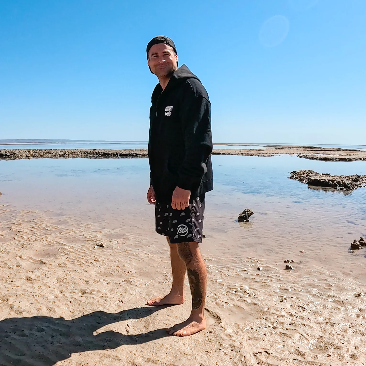 Youngbloods Fishbone Logo Relax Zip Hoodie - Image 2