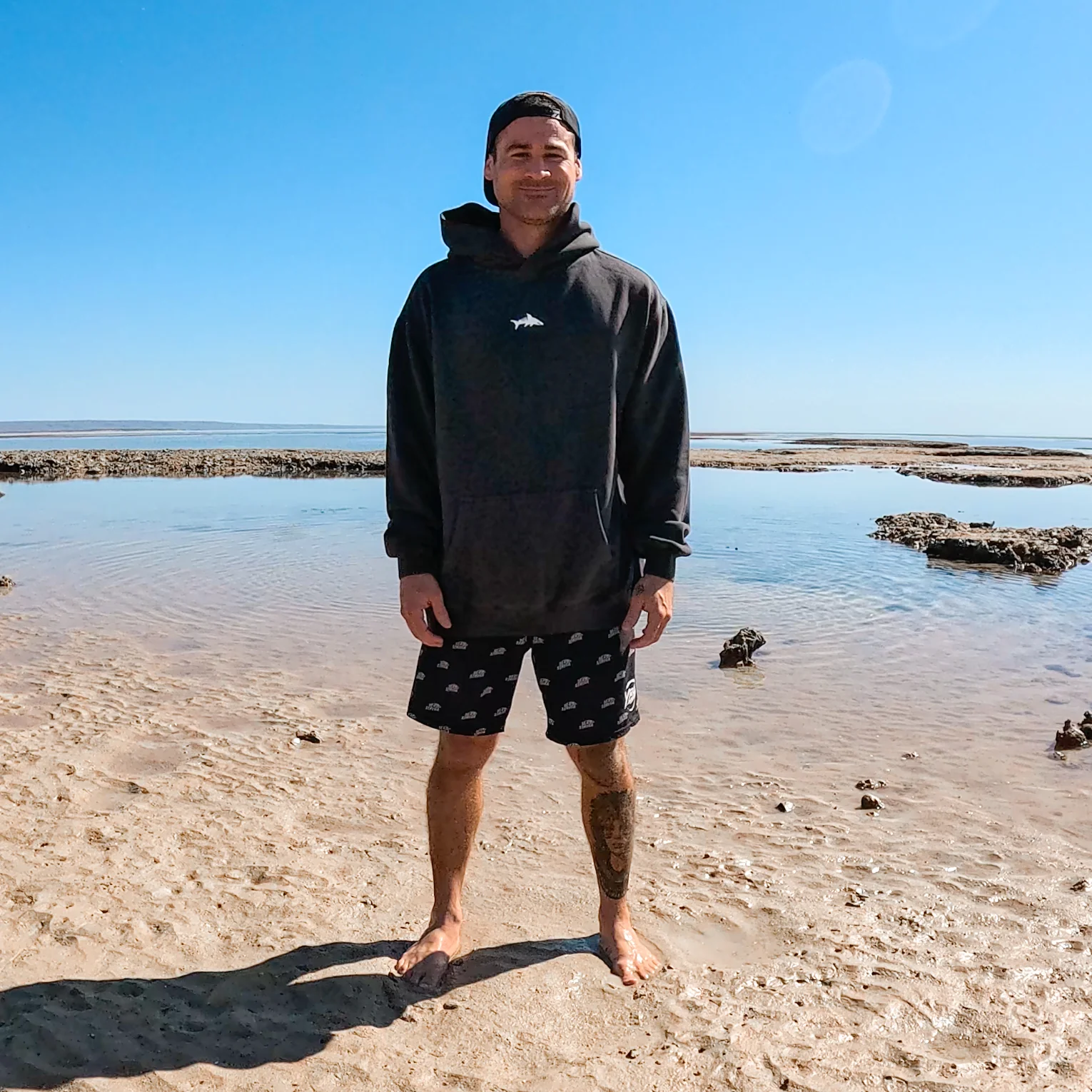 Youngbloods Spear logo Relax Hoodie - Image 2